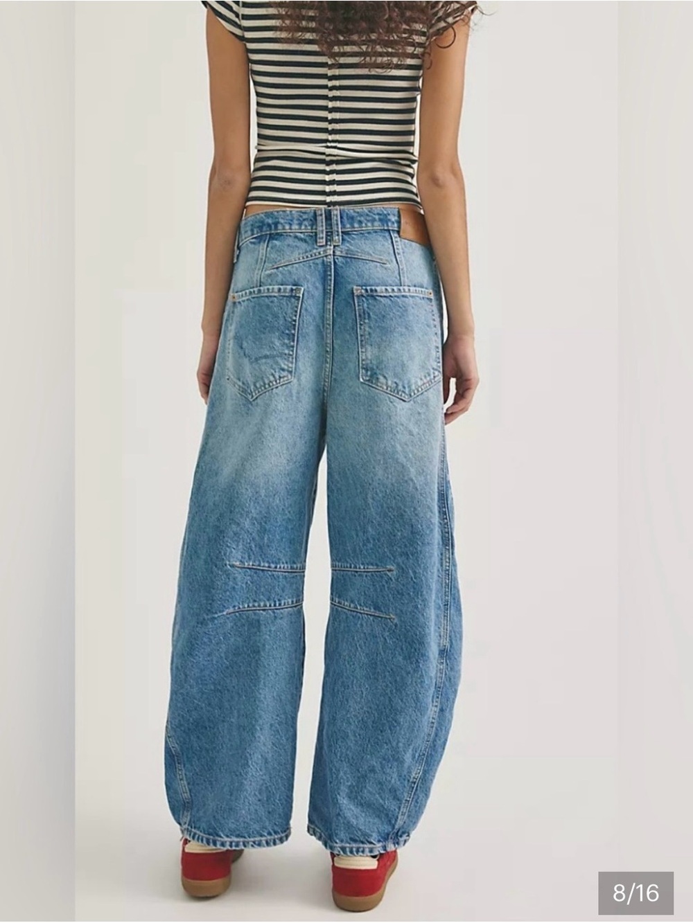 Free People/ WE THE FREE GOOD LUCK
MID RISE BARREL LEG JEANS Size 31 - Picture 4 of 13